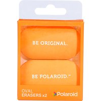 Polaroid Oval Erasers - Orange