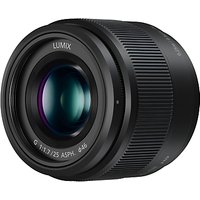 Panasonic LUMIX G 25mm F/1.7 Lens - Black
