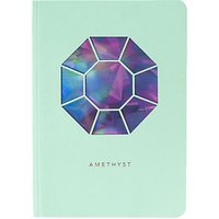 Portico Birthstone Collection A6 Notebook - Amethyst