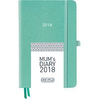 Mum's Office Mum's Diary 2018 - Green