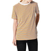 Selected Femme My Perfect Stripe T-Shirt - Bright White/Golden Brow