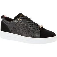 Ted Baker Kulei Bow Lace Up Trainers - Black
