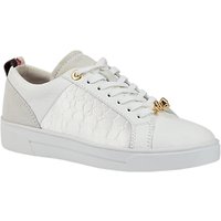 Ted Baker Kulei Bow Lace Up Trainers - White