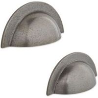 IT Kitchens Antique Pewter Effect Cup Cabinet Handle Pack Of 2 - 03882306