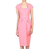 Jolie Moi Constructed Fold Dress - Pink