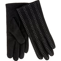 Unmade Pintuck Stitch Gloves - Black