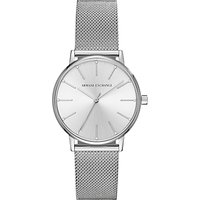 Armani Exchange Women's Mesh Bracelet Strap Watch - Silver