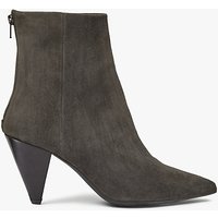 Kin By John Lewis Oddny Cone Heeled Ankle Boots - Dark Grey