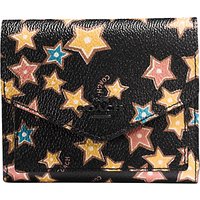 Coach Small Leather Wallet - Black Stars