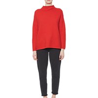 French Connection Lena High Neck Jumper - Mars Red