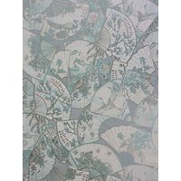 Matthew Williamson Fanfare Wallpaper - Jade/Gilver W7146-03