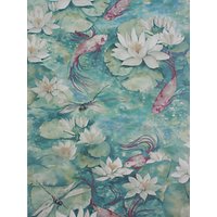 Matthew Williamson Water Lilly Wallpaper - Jade  W7148-02