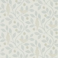 Sanderson Home Damson Tree Wallpaper - Mineral/Dove DHPO216365