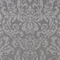 Zoffany Brocatello Wallpaper - Lodgwood Grey ZPAL312678
