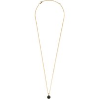 Dyrberg/Kern Ette Solitare Swarovski Necklace - Gold/Black