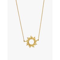 Rachel Jackson London Small Sunray Pendant Necklace - Gold