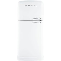 Smeg FAB50L Fridge Freezer, A++ Energy Rating, Left-Hand Hinge, 80cm Wide - White