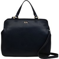 Tula Nappa Originals Leather Medium Tote Bag - Dark Blue