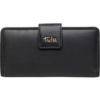 Tula Originals Leather Large Clip Frame Purse - Black