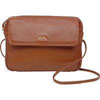 Tula Originals Leather Small Across Body Bag - Tan
