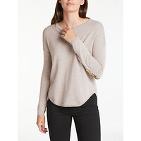 Wyse London Flo Sequin Slouchy Cashmere Jumper - Taupe