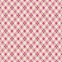 Freespirit Open Plaid Print Fabric - Pink