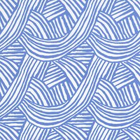 Freespirit Raked Print Fabric - Blue