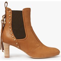 See By Chloé Dasha Block Heeled Ankle Chelsea Boots - Brown