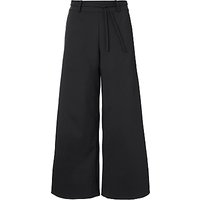 Winser London Cotton Twill Cropped Trousers - Black
