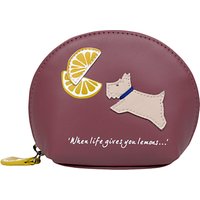 Radley Lemons Leather Small Coin Purse - Pink