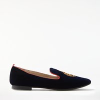 Boden Violetta Embellished Loafers - Navy