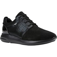Geox Ophira Breathable Lace Up Trainers - Black