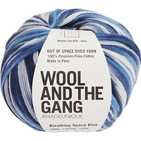 Wool And The Gang Out Of Space Aran Yarn, 100g - Breathing Space Blue