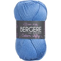 Bergere De France Coton Fifty 4 Ply Cotton Mix Yarn, 50g - Bleuet