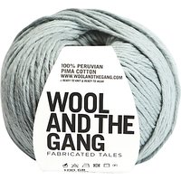 Wool And The Gang Shiny Happy Aran Yarn, 100g - Naked Blue
