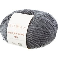 Rowan Super Fine Merino 4 Ply Yarn, 50g - Steel
