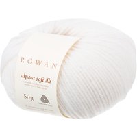 Rowan Alpaca Soft DK Yarn, 50g - White