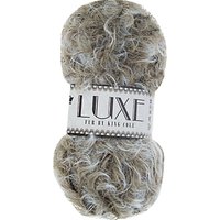 King Cole Luxe Fur DK Yarn, 100g - Brown