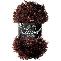 King Cole Tinsel Chunky Yarn, 50g - Copper