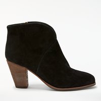 Boden Marlow Block Heeled Ankle Boots - Black