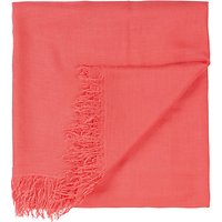 Pure Collection Ultra Soft Modal Scarf - Rich Coral
