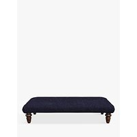 Tetrad Harris Tweed Lewis Large Buttoned Top Footstool - Midnight Speckle