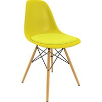 Vitra Eames DSW 43cm Side Chair - Yellow Chartreuse