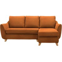 G Plan Vintage The Sixty Seven RHF Chaise End Sofa - Flurry Tangerine