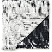 Pure Collection Ombre Printed Scarf - Black/White