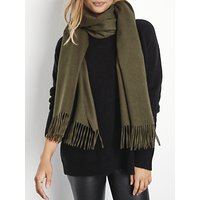 Hush Luxe Lambswool Scarf - Olive