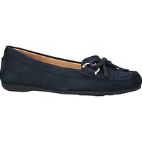 Carvela Comfort Cally Bow Loafers - Navy