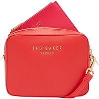 Ted Baker Emilii Leather Across Body Bag - Bright Red