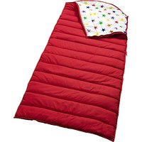 Great Little Trading Co Quilted Sleeping Bag - Red/Rainbow Star