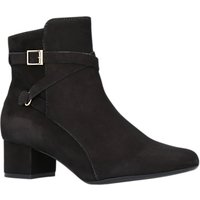 Carvela Comfort Renee Block Heel Ankle Boots - Black